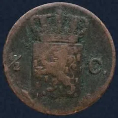 ½ Cent 1829 Utrecht