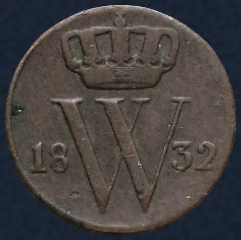 Halve Cent 1832 Utrecht