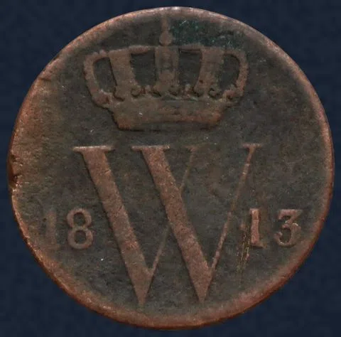 Halve Cent 1843 Willem II