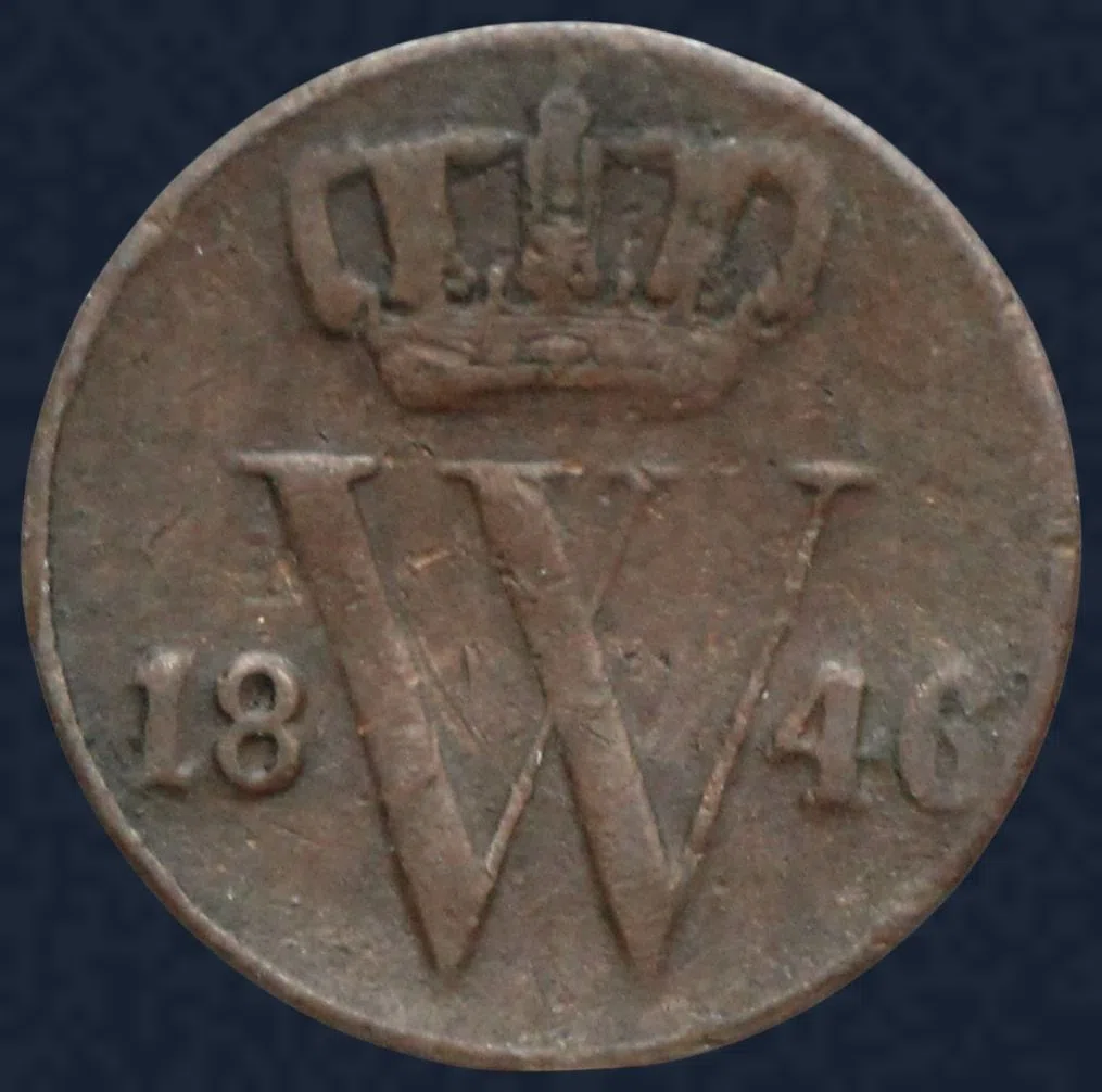Halve Cent 1846