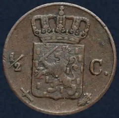 Halve Cent 1846