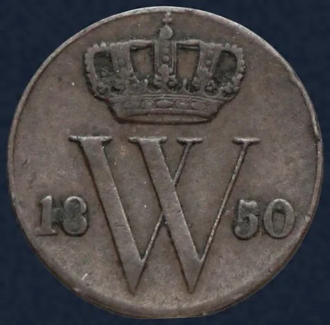 Halve Cent 1850 Nederland