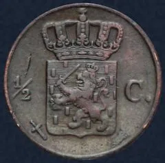 Halve Cent 1850 Nederland