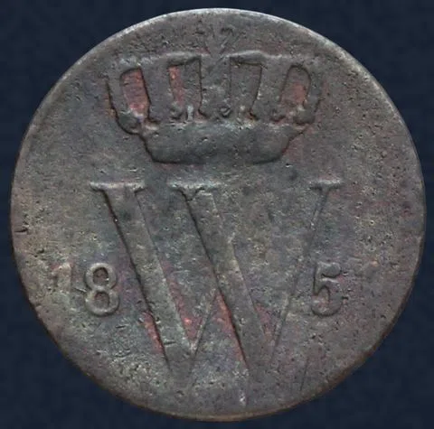 Halve Cent 1851 Nederland
