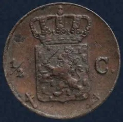½ Cent 1853 Nederland
