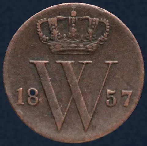 Halve Cent 1857 Nederland