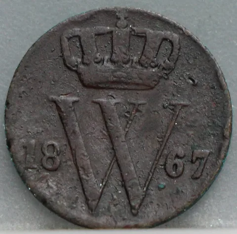 Halve Cent 1867 - Willem III