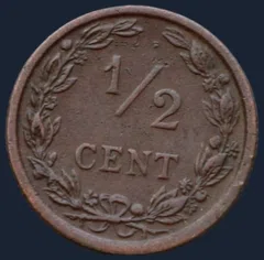 Halve Cent 1903 Wilhelmina