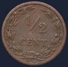 Halve Cent 1903 Wilhelmina