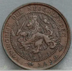 Halve Cent 1906 — Wilhelmina voorzijde, 1/2 cent