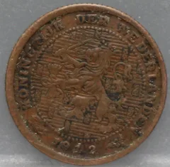 Halve Cent 1912 - Brons voorzijde, 1/2 cent