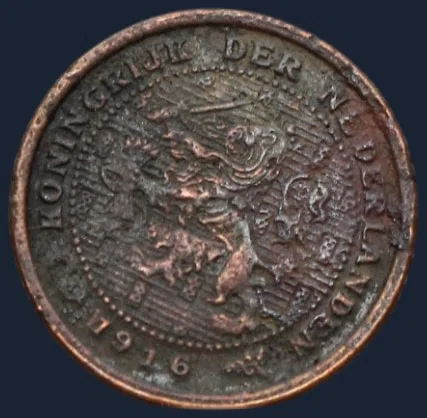 Halve Cent 1916