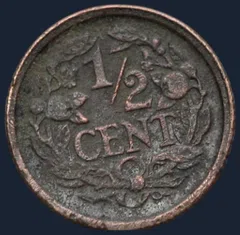 Halve Cent 1916