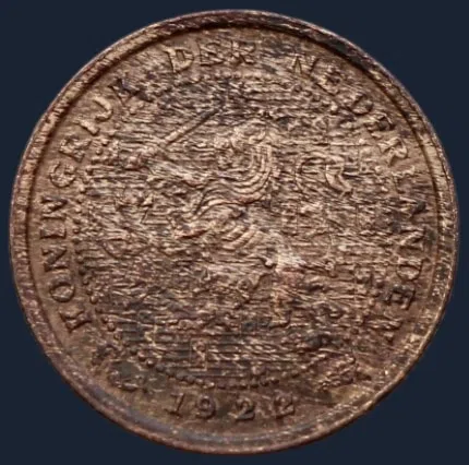 Halve Cent 1922 Nederland