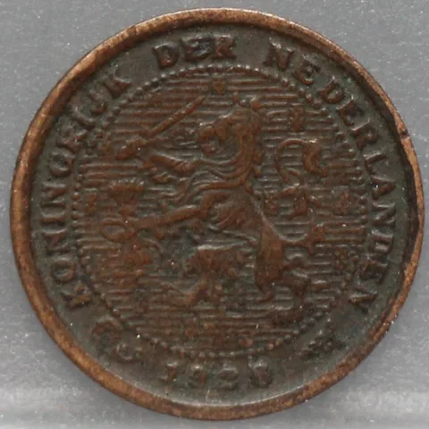 Halve Cent 1928