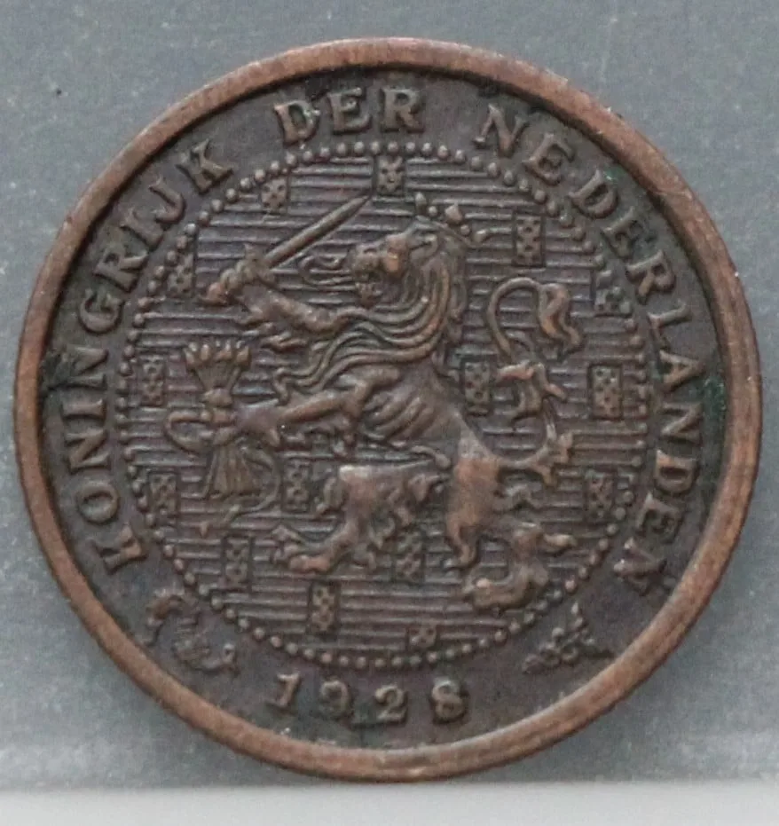Halve Cent 1928 voorzijde, 1/2 cent