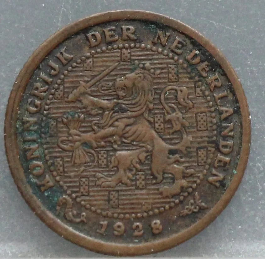 Halve Cent 1928 voorzijde, 1/2 cent