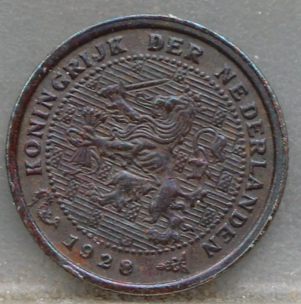 Halve Cent 1928 voorzijde, 1/2 cent