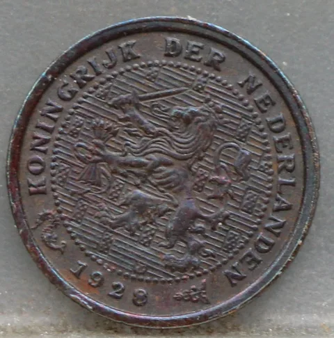 Halve Cent 1928