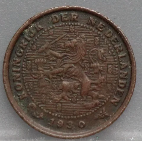 Halve Cent 1930 — Brons