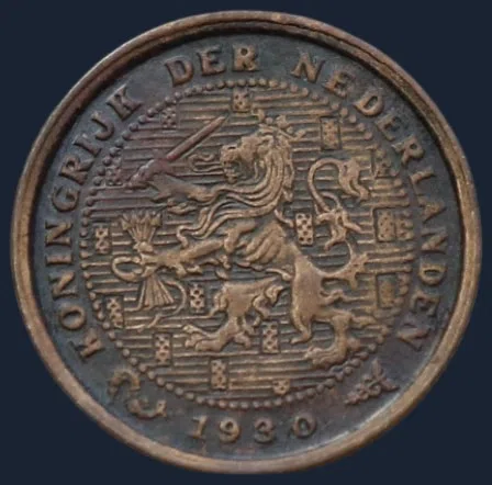 Halve Cent 1930