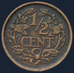 Halve Cent 1930 