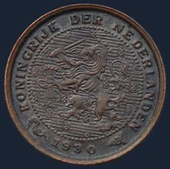 Halve Cent 1930