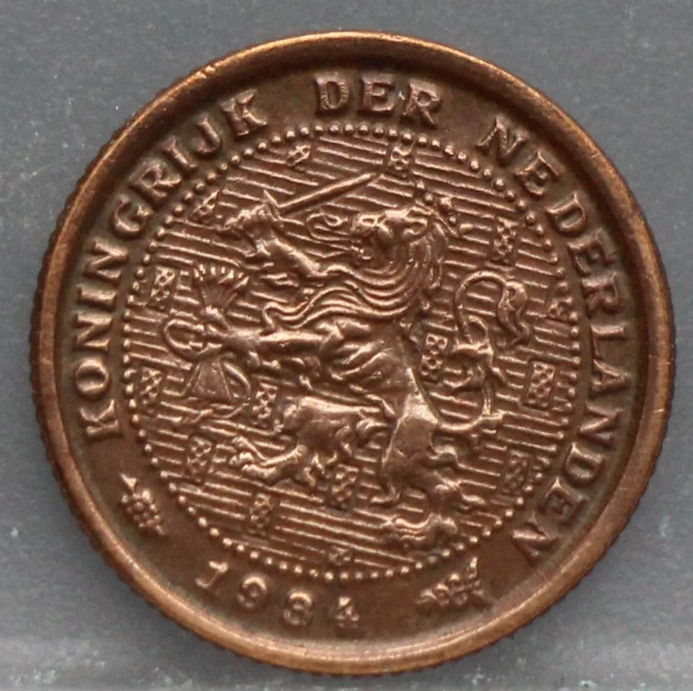 Halve Cent 1934 — Brons voorzijde, 1/2 cent