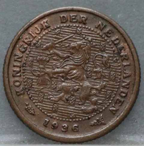 Halve Cent 1936