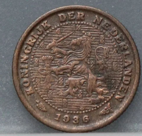 Halve Cent 1936