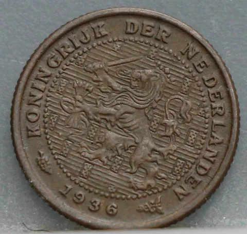 Halve Cent 1936