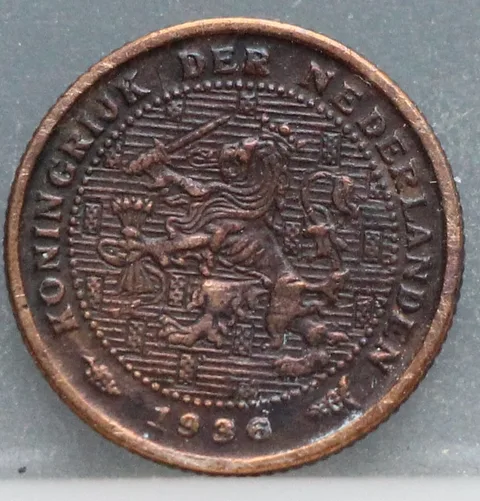 Halve Cent 1936 – Wilhelmina