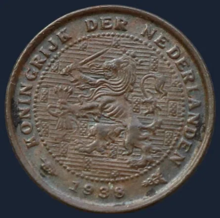 Halve Cent 1938