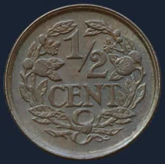 Halve Cent 1938