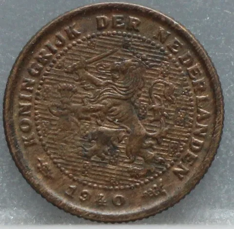 Halve Cent 1940 – Wilhelmina