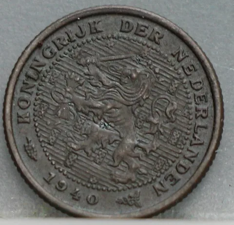 Halve Cent 1940 – Wilhelmina