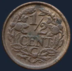Halve Cent 1940 - Wilhelmina