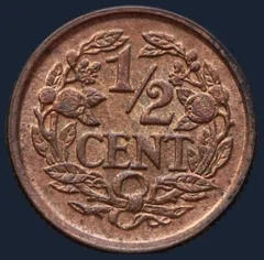 Halve Cent 1940 - Wilhelmina