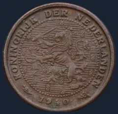 Halve Cent 1940 - Wilhelmina