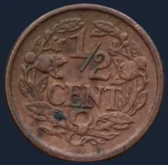 Halve Cent 1940 - Wilhelmina