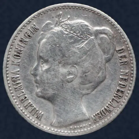 Halve gulden 1904 - 1/2 gulden 1904 Zilver