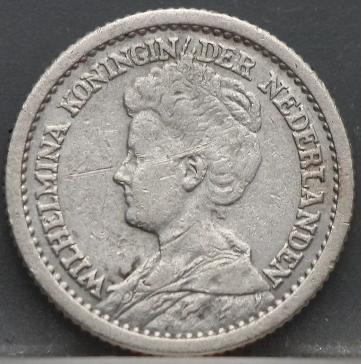 Halve gulden 1910 - 1/2 gulden 1910 Wilhelmina voorzijde
