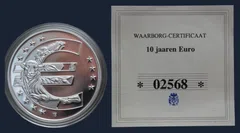 Herdenkingspenning 10 jaar euro 2008