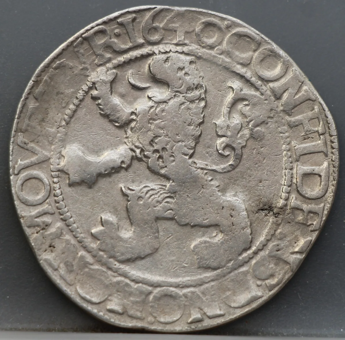 Leeuwendaalder 1640 Gelderland Zilver voorzijde, Zilver (Ag)