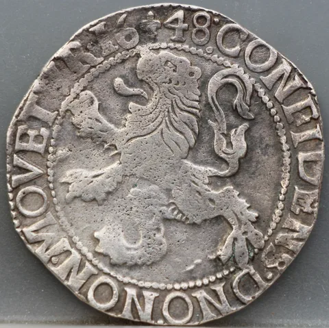 Leeuwendaalder 1648 Kampen — Zilver