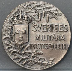 Medaille 1946 Zweden — Militaire Sportvereniging Middenschot 11e Prijs achterzijde