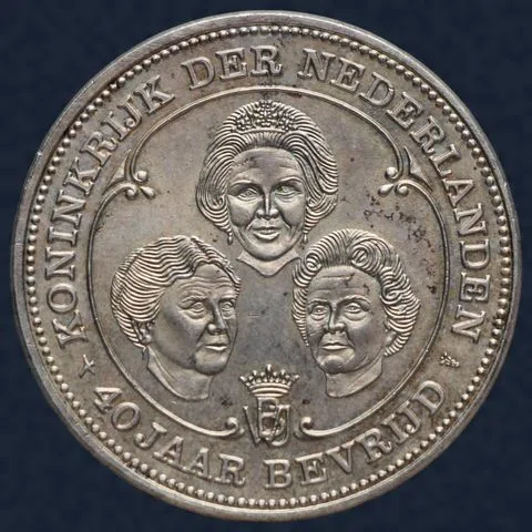 Nederland 1985 40 jaar Bevrijding penning