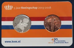 Nederland 5 cent 2018 coincard Willem-Alexander