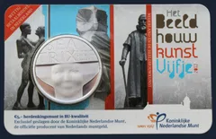 Nederland 5 euro 2012 Beeldhouwkunst coincard BU