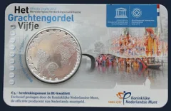 Nederland 5 euro 2012 coincard BU Grachtengordel Amsterdam